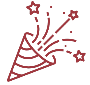 Anniversary celebration icon for events in Livingston
